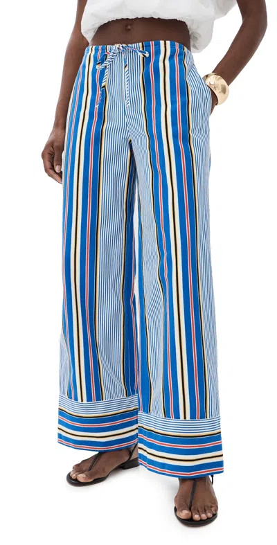 Ciao Lucia Yuli Pants Stripe In Blue