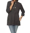 Ciao-milano Anna Waterproof Cinch Waist Rain Jacket In Black In Black