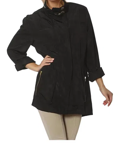 Ciao-milano Tafani Rain Jacket In Black