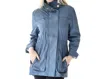 Ciao-milano Tess Rain Jacket In French Blue In Multi