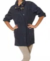 Ciao-milano Tess Rain Jacket In Navy In Blue