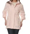 Ciao-milano Tess Rain Jacket In Pink Blush In Multi