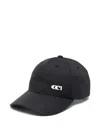 Ciaran Embroidered Cap In Black