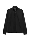 Ciaran Half-zip Sweater In Black
