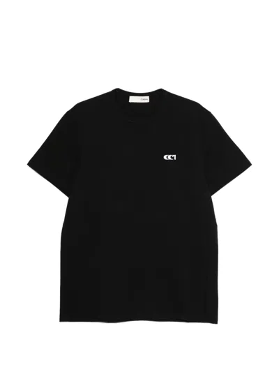 Ciaran Logo-embroidery T-shirt In Black