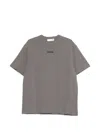 Ciaran Logo-embroidery T-shirt In Gray
