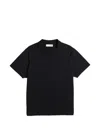Ciaran Polo-collar T-shirt In Black
