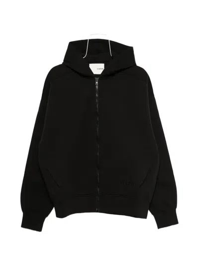 Ciaran Zip-up Hoodie In Black