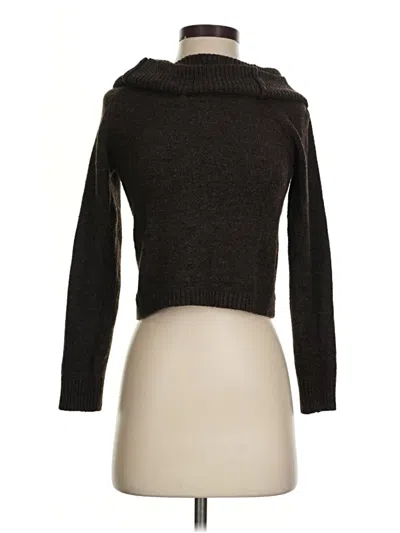 Pre-owned Cider 3/4 Sleeve Turtleneck In Brown