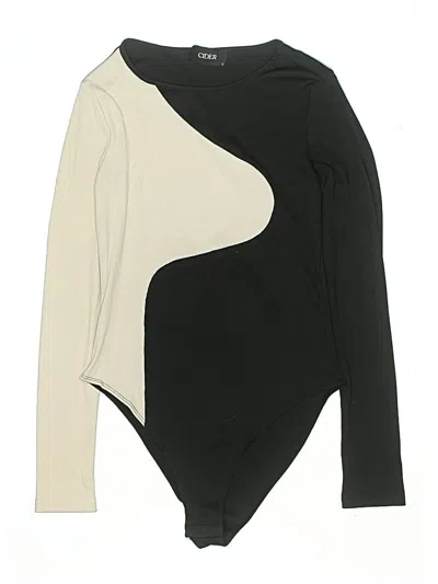 Pre-owned Cider Bodysuit In Black