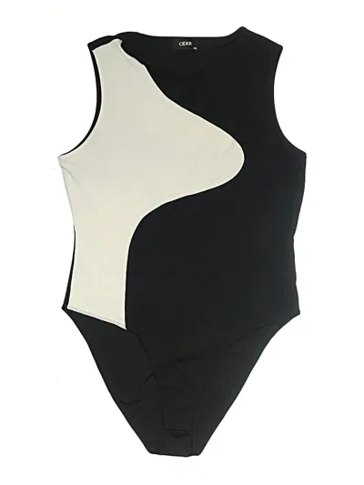Pre-owned Cider Bodysuit In Black