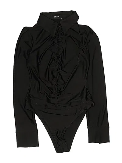 Pre-owned Cider Bodysuit In Black