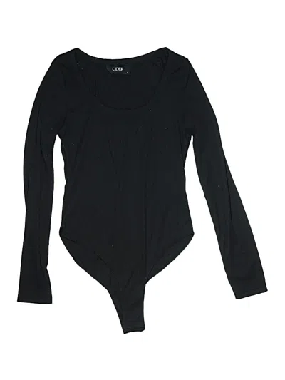 Pre-owned Cider Bodysuit In Black