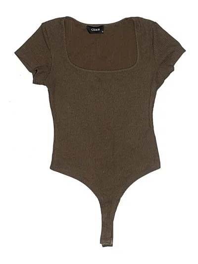 Pre-owned Cider Bodysuit In Brown