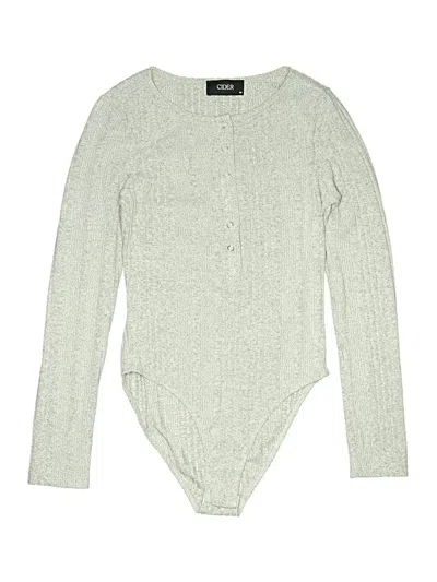 Pre-owned Cider Bodysuit In Gray