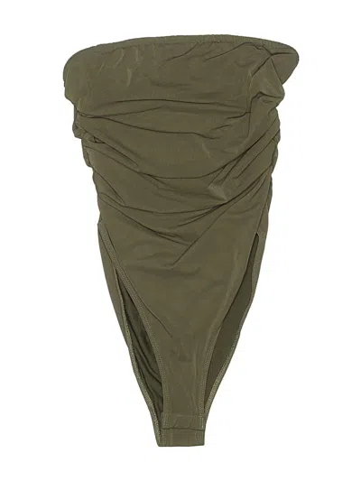 Pre-owned Cider Bodysuit In Green