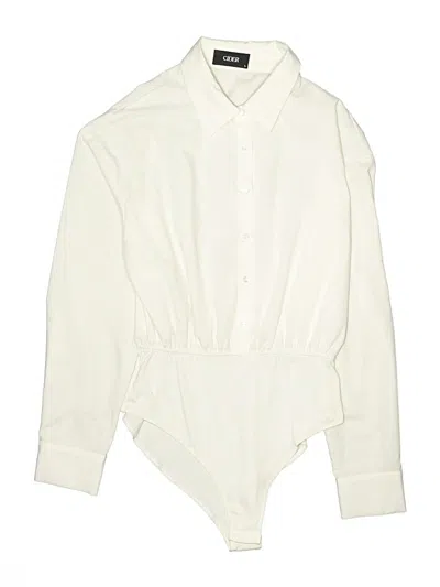 Pre-owned Cider Bodysuit In White