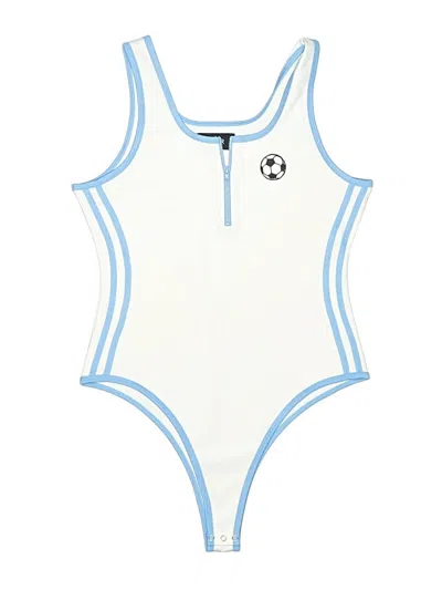 Pre-owned Cider Bodysuit In White