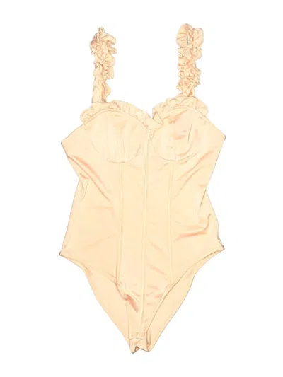 Pre-owned Cider Bodysuit In Yellow