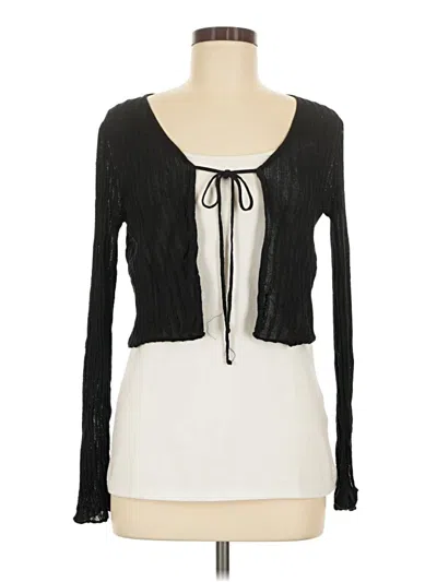 Pre-owned Cider Cardigan Sweater In Black