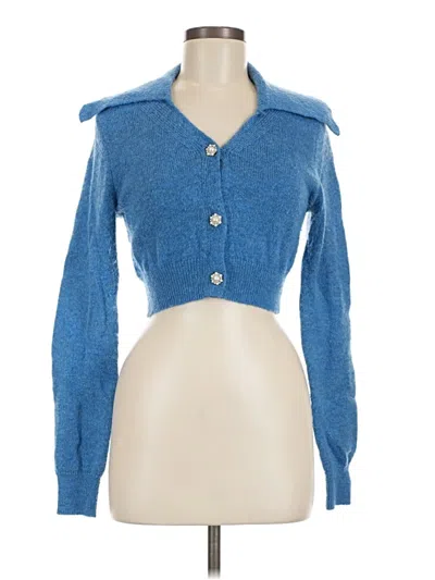 Pre-owned Cider Cardigan Sweater In Blue