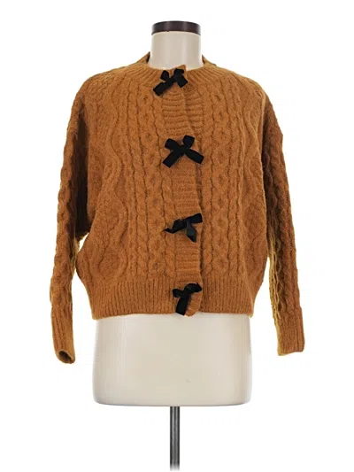 Pre-owned Cider Cardigan Sweater In Brown