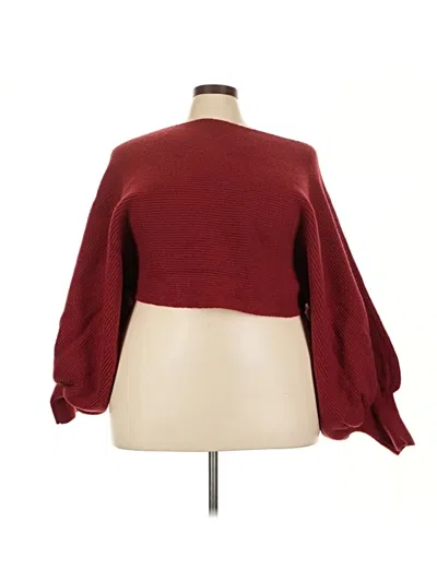 Pre-owned Cider Cardigan Sweater In Burgundy