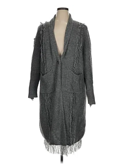 Pre-owned Cider Cardigan Sweater In Gray