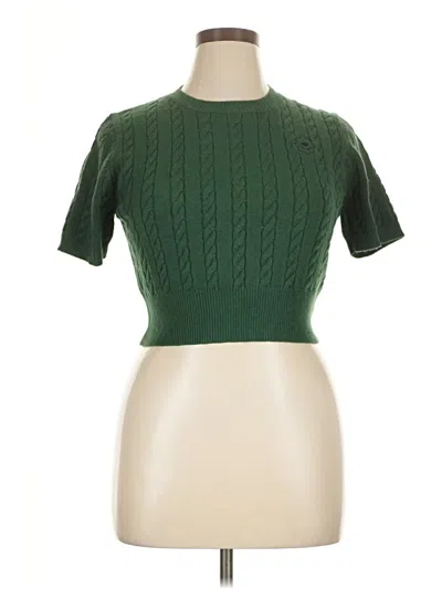 Pre-owned Cider Cardigan Sweater In Green