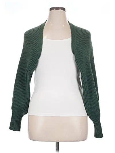 Pre-owned Cider Cardigan Sweater In Green