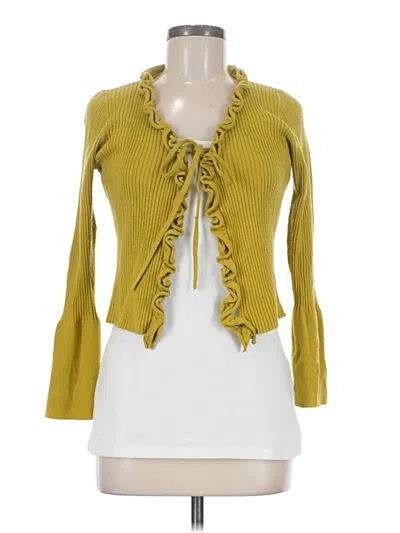 Pre-owned Cider Cardigan Sweater In Green