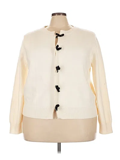Pre-owned Cider Cardigan Sweater In Ivory