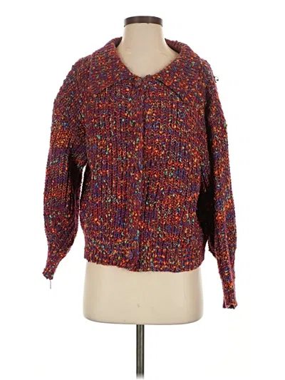 Pre-owned Cider Cardigan Sweater In Red