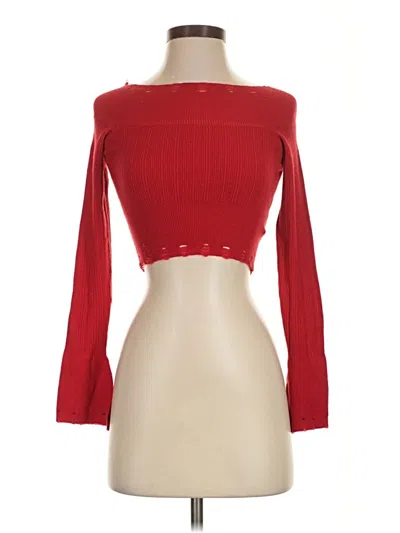 Pre-owned Cider Cardigan Sweater In Red