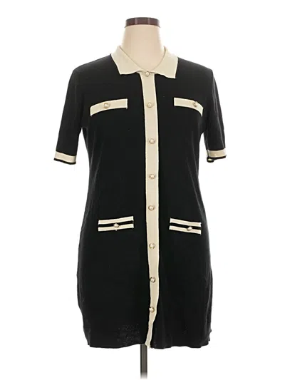 Pre-owned Cider Casual Dress In Black