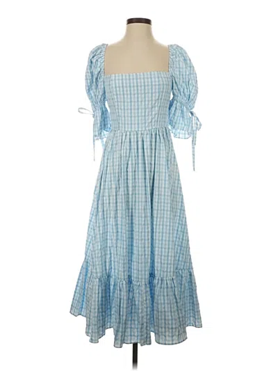 Pre-owned Cider Casual Dress In Blue