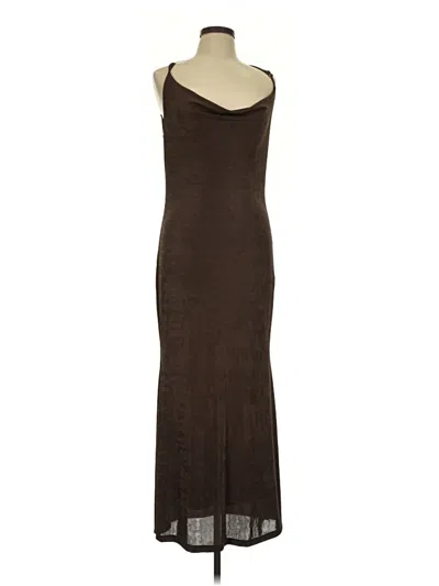 Pre-owned Cider Casual Dress In Brown