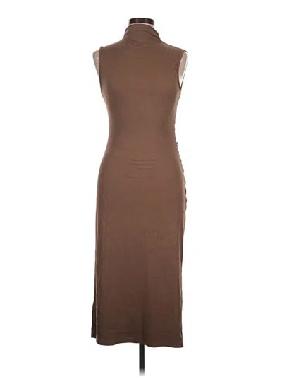 Pre-owned Cider Casual Dress In Brown