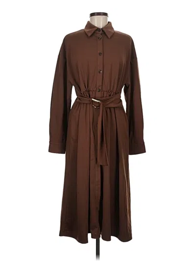 Pre-owned Cider Casual Dress In Brown