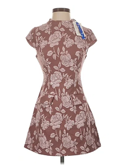 Cider Casual Dress In Brown
