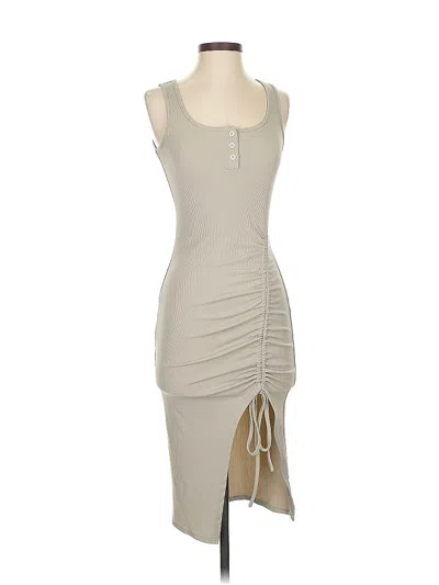 Pre-owned Cider Casual Dress In Gray