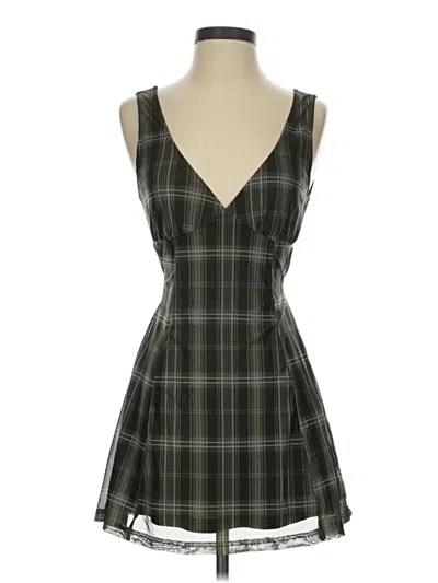 Pre-owned Cider Casual Dress In Gray