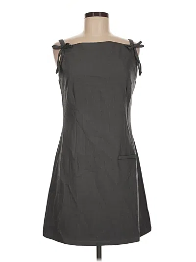 Pre-owned Cider Casual Dress In Gray