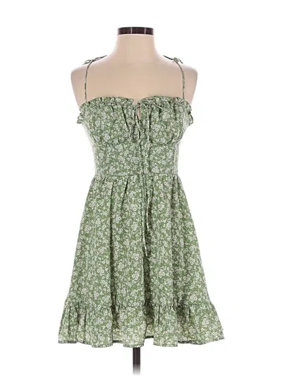 Pre-owned Cider Casual Dress In Green