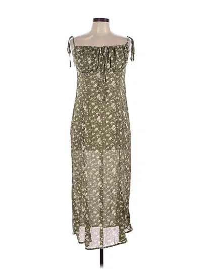 Pre-owned Cider Casual Dress In Green
