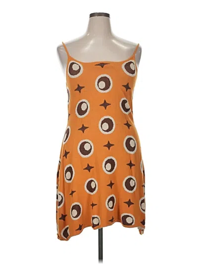 Pre-owned Cider Casual Dress In Orange
