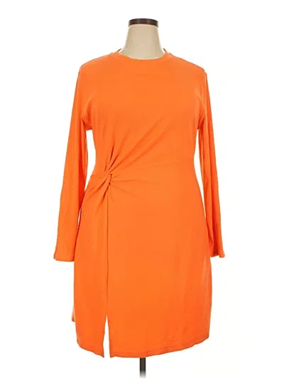 Pre-owned Cider Casual Dress In Orange