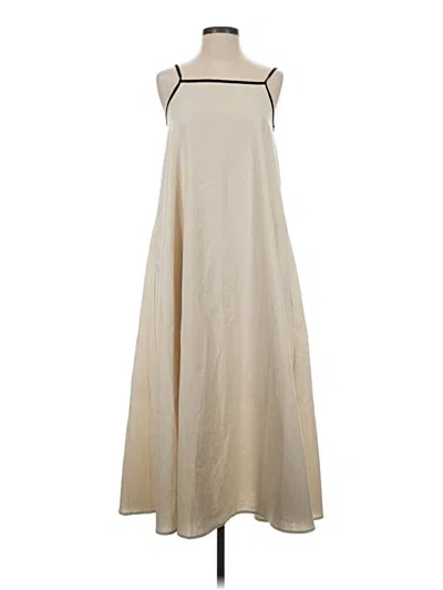 Pre-owned Cider Casual Dress In Tan