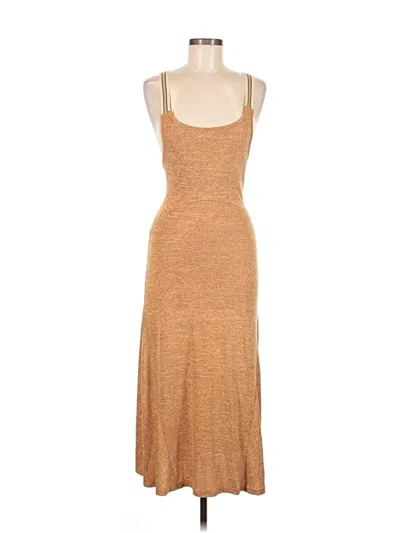 Pre-owned Cider Casual Dress In Tan