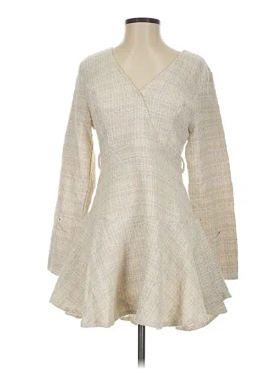 Pre-owned Cider Casual Dress In White